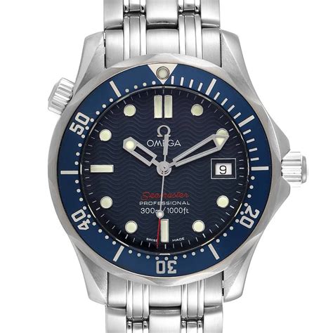 omega seamaster 300m blue wave dial|omega seamaster professional 300m automatic.